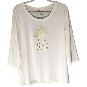 Tommy Bahama Pineapple Tee size Large